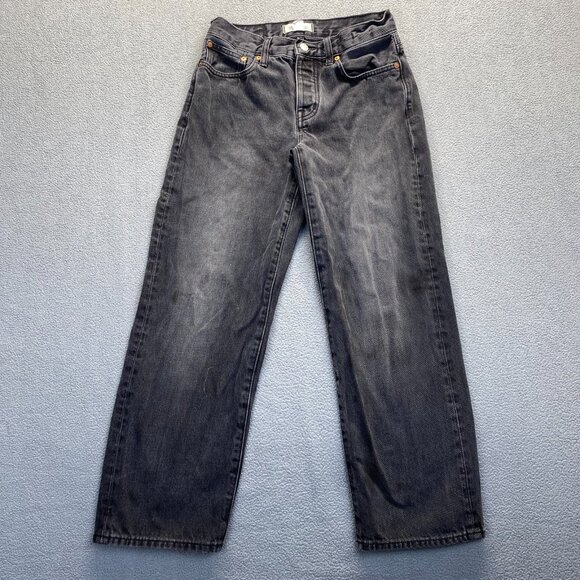 Madewell  Jeans Womens Size 24P  Black Denim Jeans - Picture 9 of 10